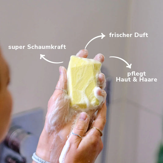 Festes Shampoo & Duschgel Toni Zitroni