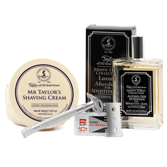 Empfindliche Haut Rasierhobel-Set