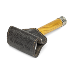 Hobelschutz aus Leder schwarz