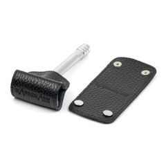 Hobelschutz aus Leder schwarz