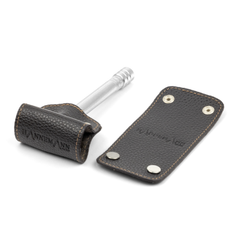 Hobelschutz aus Leder schwarz