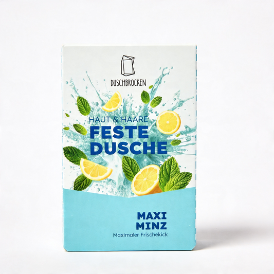 Festes Shampoo & Duschgel Maxi Minz
