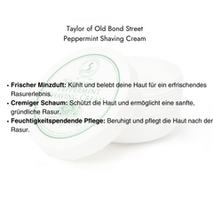 Peppermint Shaving Cream