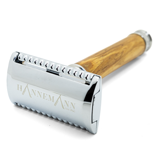 Premium Rasierhobel "Erich" Olivenholz