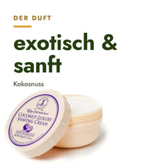 Duft von Coconut Shaving Cream: exotisch & sanft – Kokosnuss