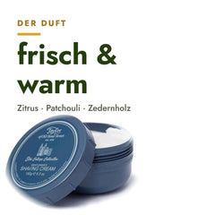 Duft von Eton College Shaving Cream: frisch & warm – Zitrus, Patchouli, Zedernholz