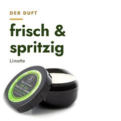Duft von Lime Zest Shaving Cream: frisch & spritzig – Limette