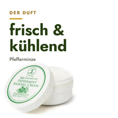 Duft von Peppermint Shaving Cream: frisch & kühlend – Pfefferminze