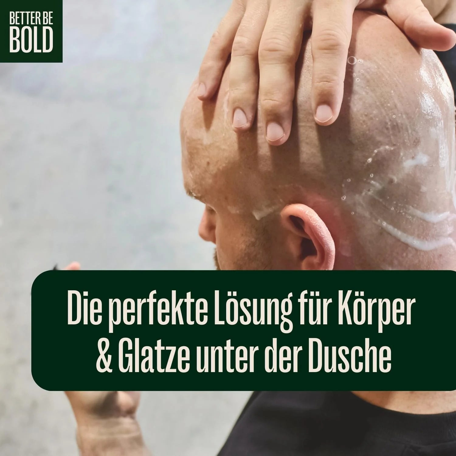 Feste Duschpflege für Körper, Glatze & Bart