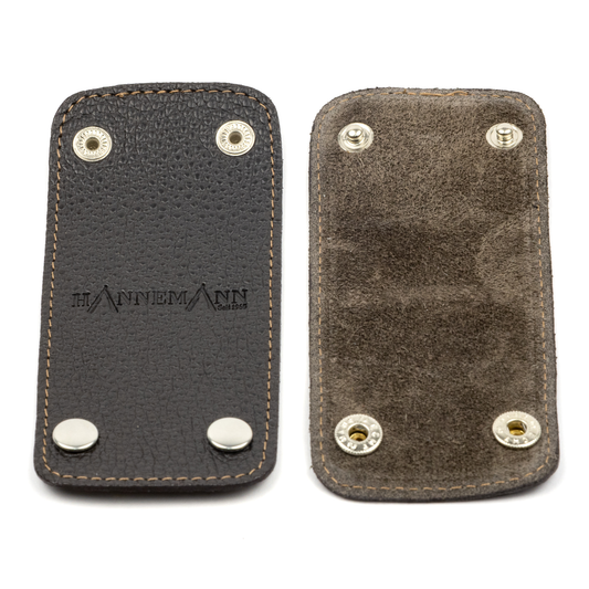 Hobelschutz aus Leder dunkelbraun