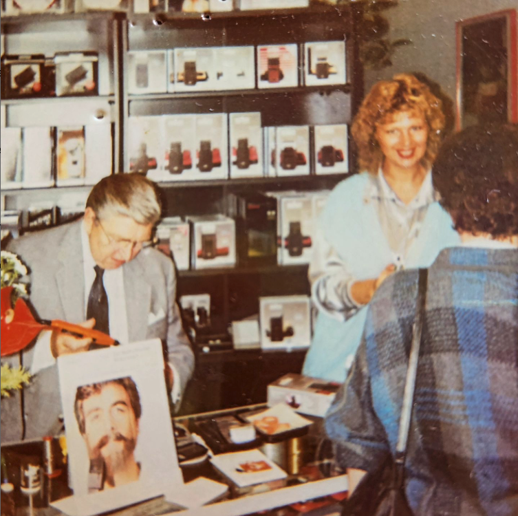Erich Hannemann und Tochter Regine Pluschke